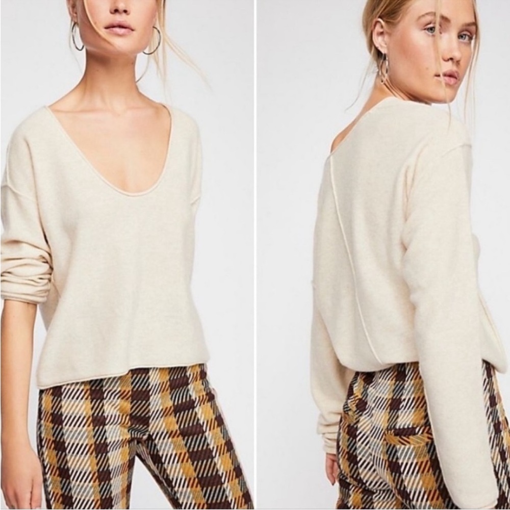 Free People Forever Cashmere Silk Sweater - Picture 2 of 5